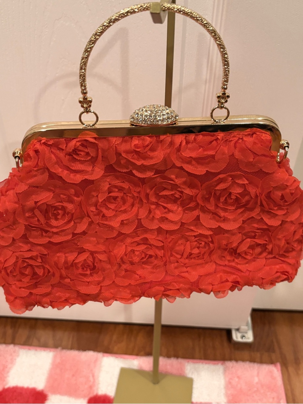 Vintage Banquet Flower Handbag